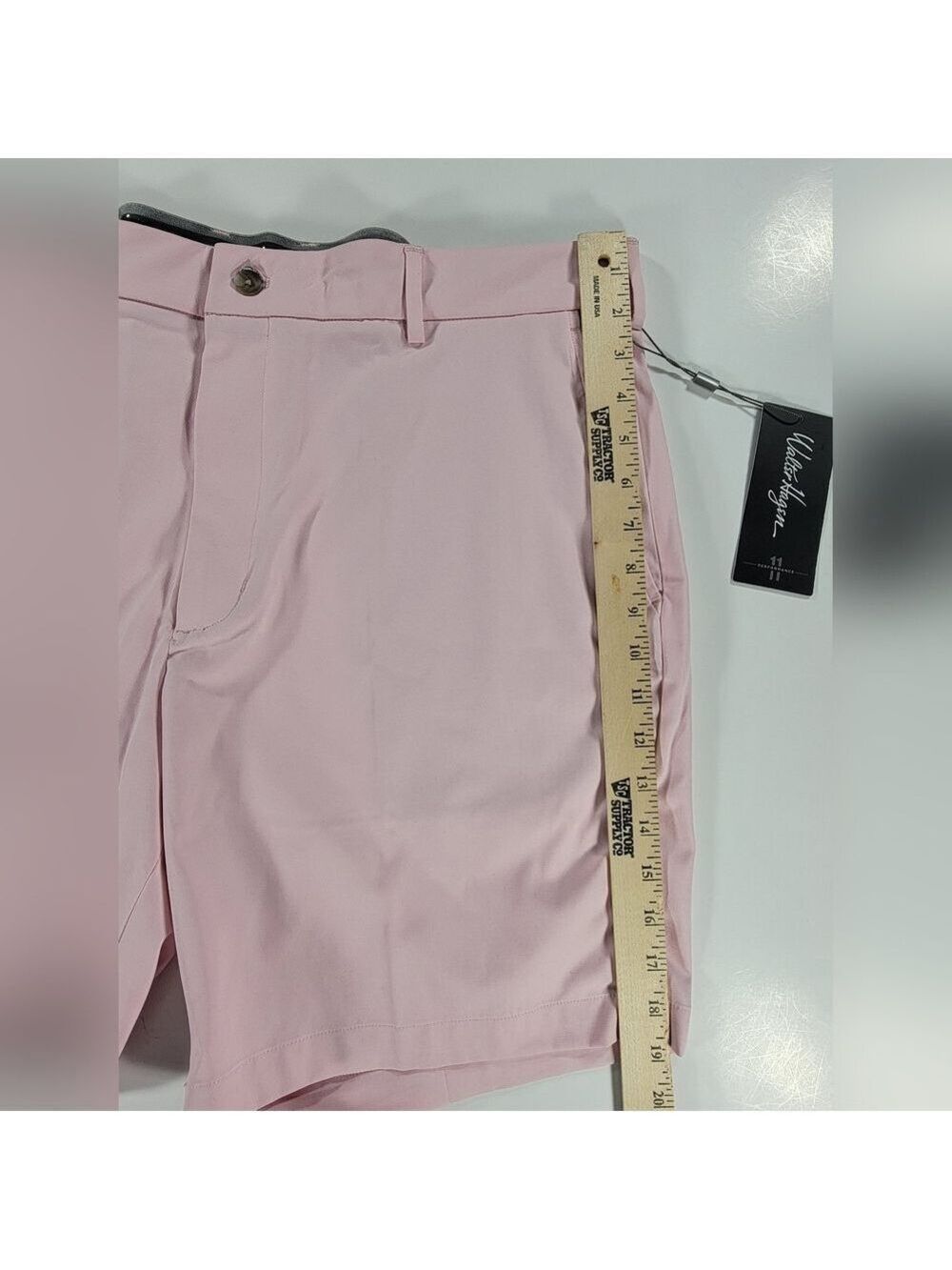 NEW WALTER HAGEN Performance 11 Golf Shorts Mens 38 Pink Lightweight Stretch 9" - Picture 9 of 12